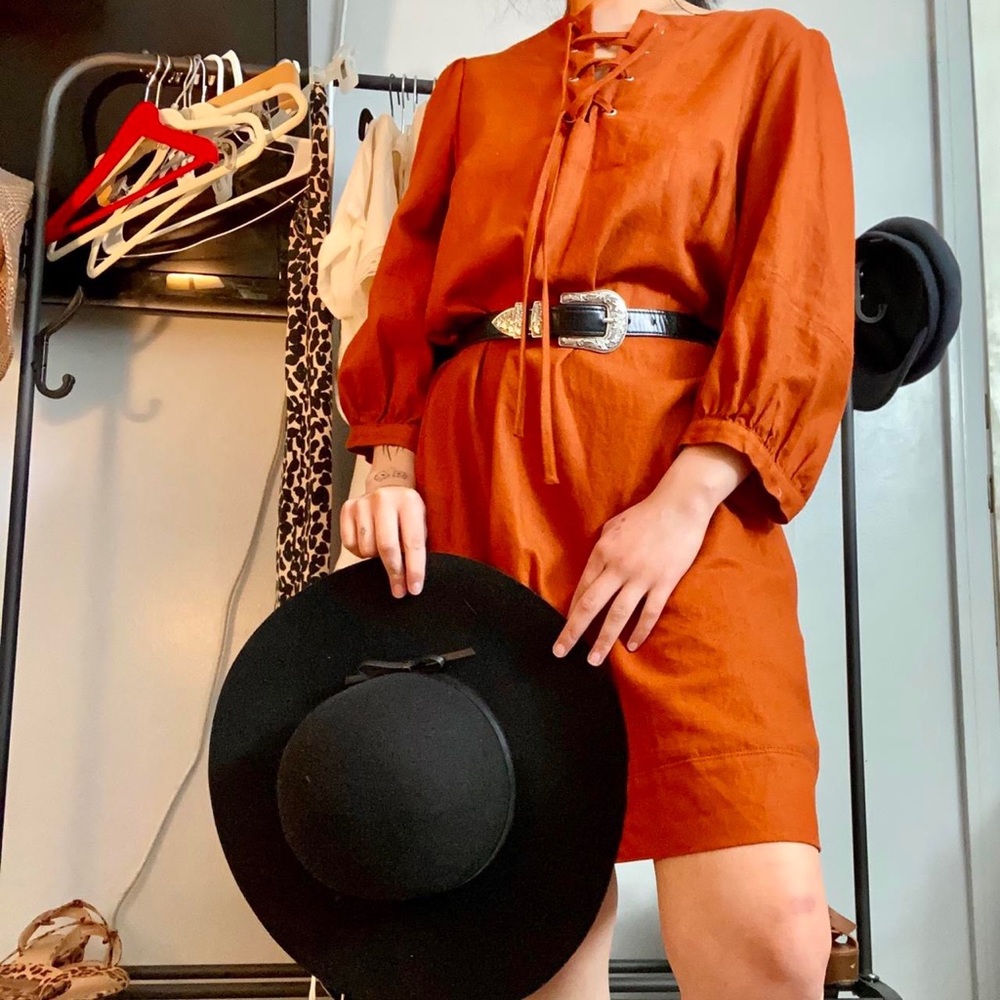 Burnt Orange dress 🍁